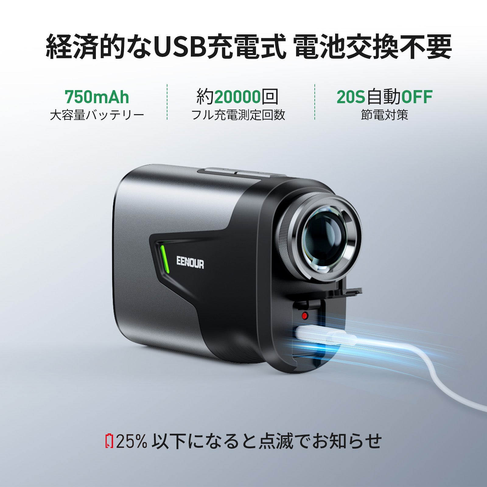 楽天市場】2024年新製品 EENOUR U1000ADL ゴルフ 距離計 レーザー 距離
