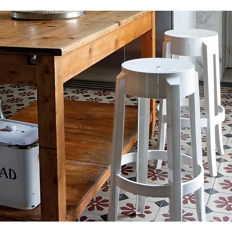 楽天市場】正規代理店 Kartell カルテル スツールCHARLES GHOST HIGH