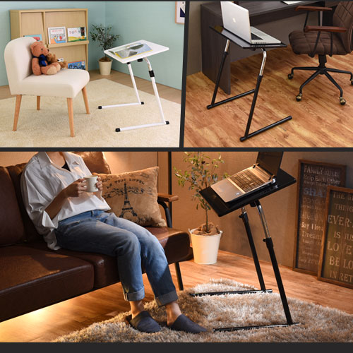 東京都内23区配送無料】弘益 サイド テーブル 小物置き 調整可能