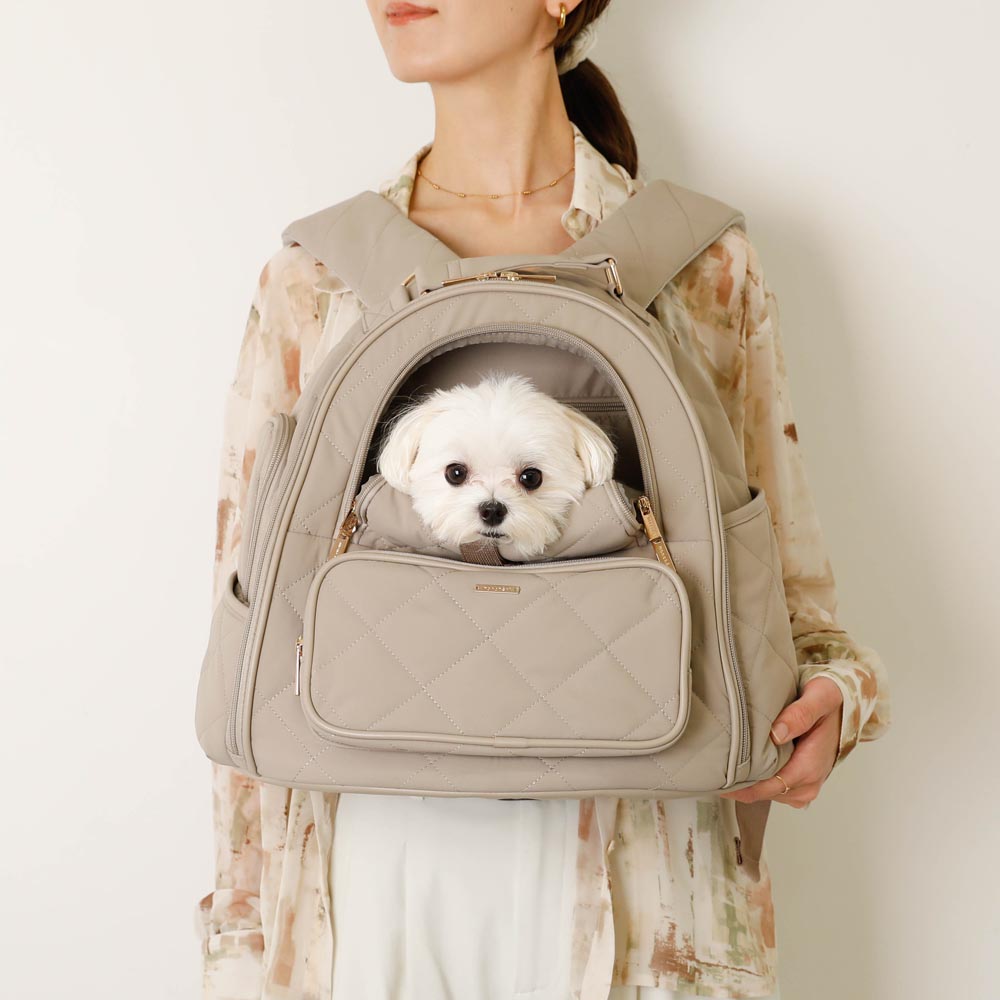 モンシェリ ♡撥水ドームキルティングリュック【新品未使用】 Amazon