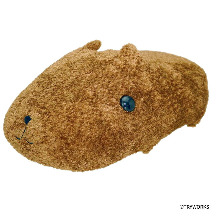 カピバラのぬいぐるみもふもふです(^o^)