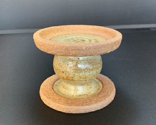 楽天市場】【送料無料】【1点もの】陶器 焼物 キャンドル台 燭台