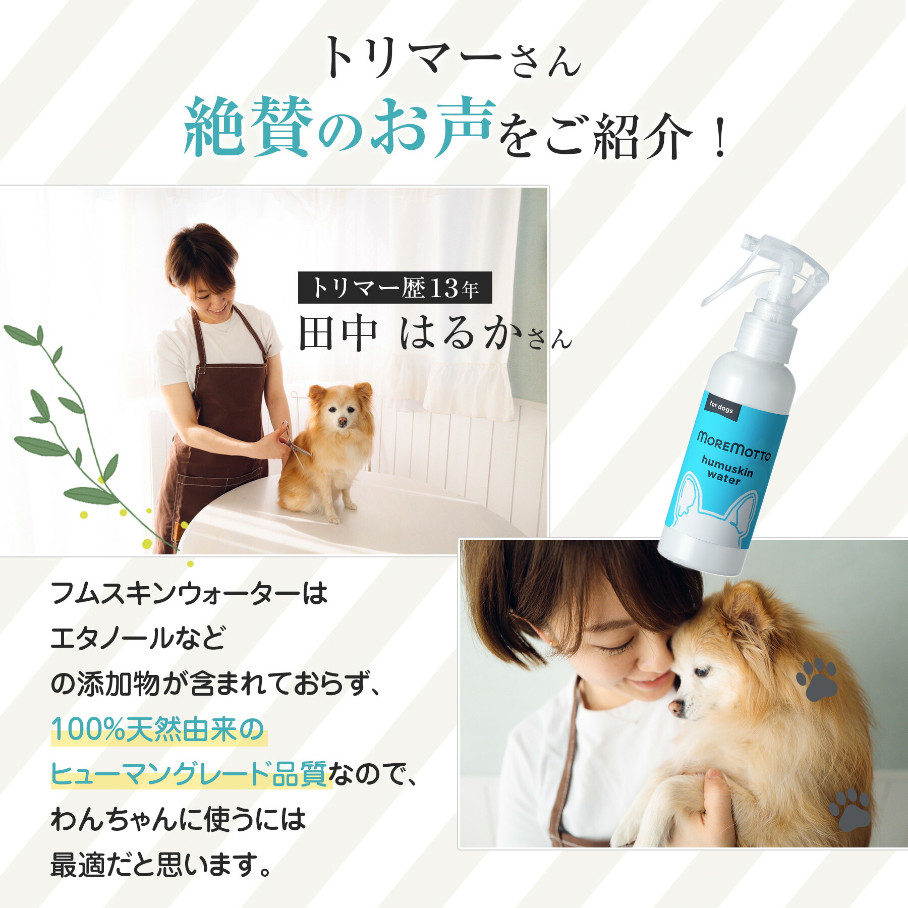 MORE MOTTO フムスキンウォーター 3本【涙やけ】 フムスキンウォーター