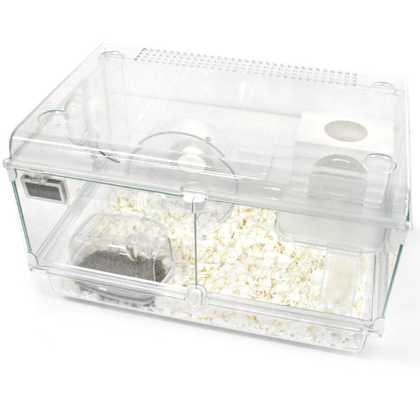 楽天市場】GEX Harmony 小動物用飼育ケージ グラスハーモニー 450N