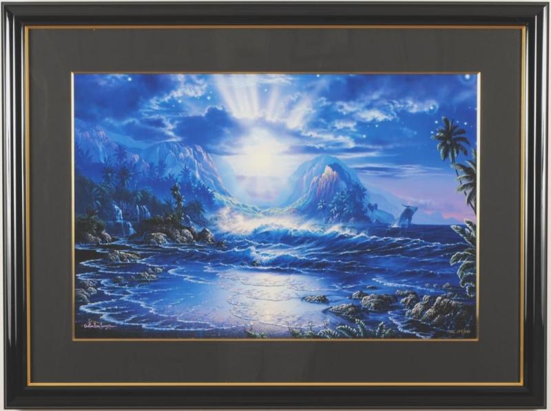 ラッセン クリスチャン マウイムーンII 額装 ラッセン クリスチャン