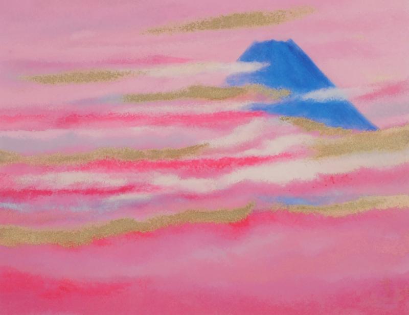 楽天市場】川崎春彦 春の曙 富士山 絵画 風景画 和風 日本画家