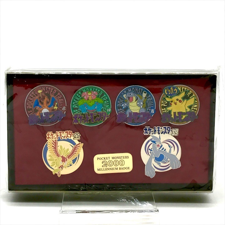 激レア 2000年記念】ポケットモンスター ミレニアムバッジ セット 中古