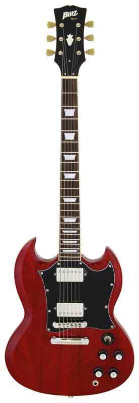 楽天市場】Blitz by Aria ProII BSG-STD WR ブリッツ SG ワインレッド