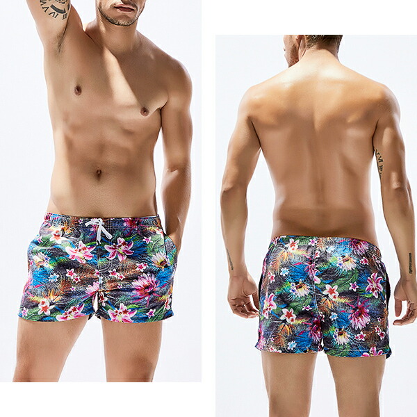 楽天市場】水着 メンズ サーフパンツ 海パン 膝上 ボードショーツ