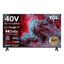 楽天市場】TCL 50V型 チューナーレステレビ 50P63Jの通販