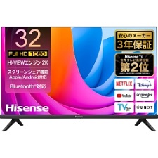 楽天市場】ハイセンス テレビ（画面サイズ（テレビ）30 ～ 34型）の通販