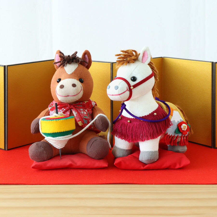 楽天市場】2026干支ぬいぐるみキット 富士の飾り馬 : 布がたり