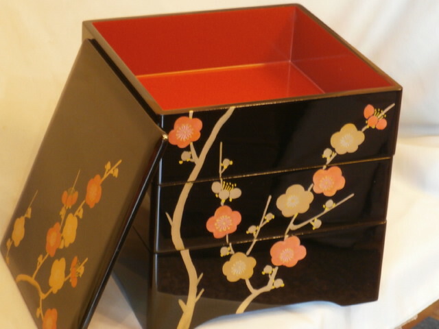 会津塗 屠蘇器 三段重 会津塗 屠蘇器 三段重 会津塗 屠蘇器 三段重 会津塗