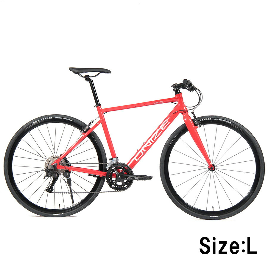 楽天市場】クロスバイク UNIZE Kamuza Passion Red (ユナイズ カムザ
