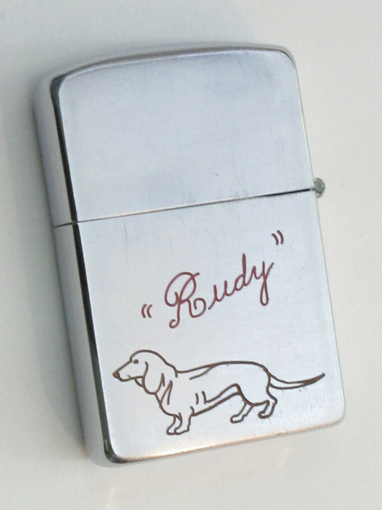 楽天市場】ビンテージZippo 犬 ダックスフンド ルディちゃん 1955-1956