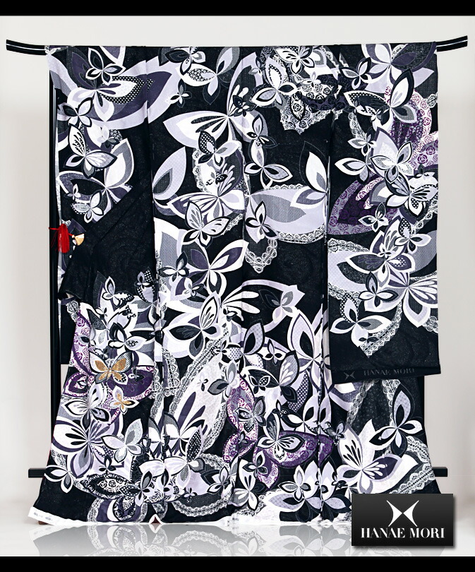 楽天市場】【受注品】〔成人式 振袖〕振袖レンタル01017森 英恵 振袖蝶