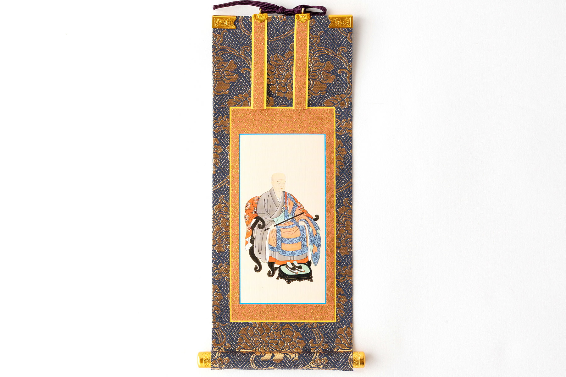 楽天市場】掛軸 仏壇用 臨済宗 建仁寺派 金襴 一幅 選べる4サイズ 豪華