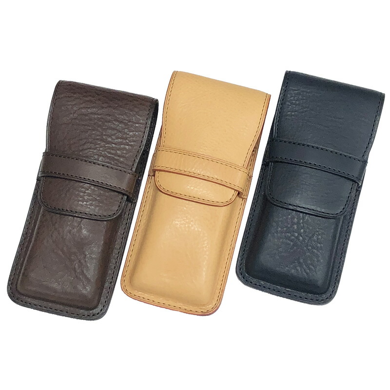 楽天市場】ブレイリオ 本革 ペンシース 肉盛り 3本差し ミネルバ