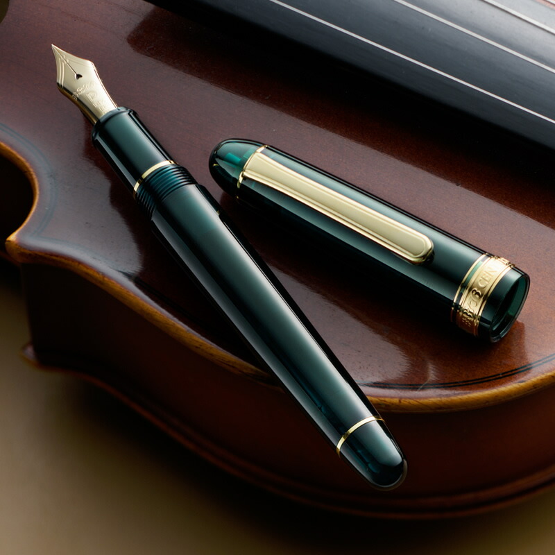 楽天市場】プラチナ万年筆 #3776 センチュリー ローレルグリーン PNB