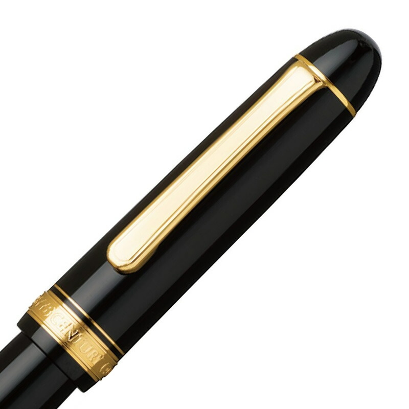 楽天市場】プラチナ万年筆 #3776 センチュリー ブラックインブラック