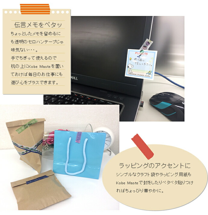 楽天市場】NAGASAWA オリジナルデザイン マスキングテープ Kobe Maste