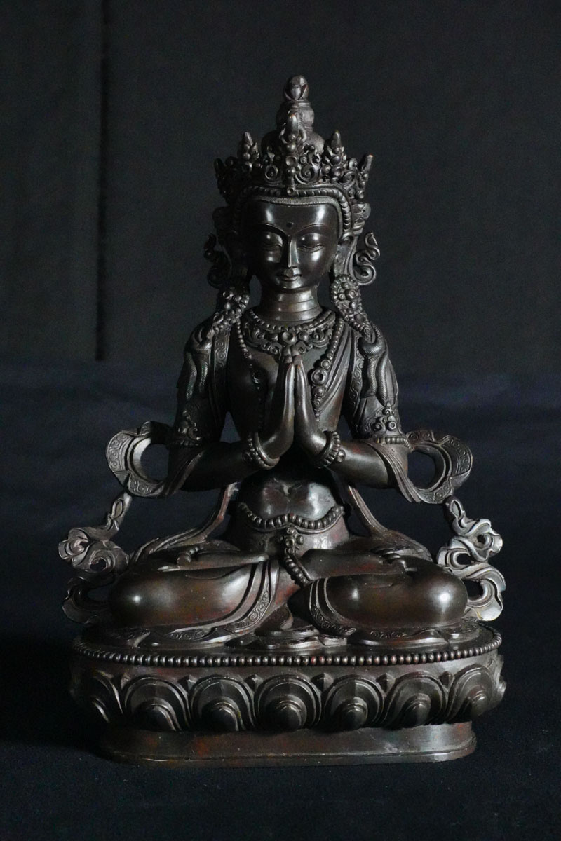 仏教美術 仏像 送子観音菩薩銅像 銅製品 工芸 品置物 仏教美術 仏像 送