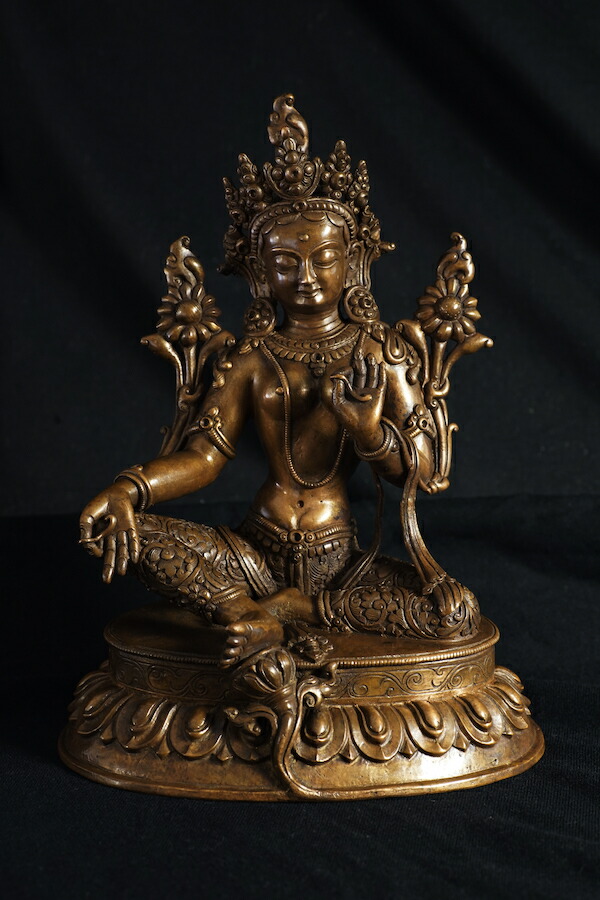 銅造、仏像、美品に近い 52センチ、二つセット、専用です、 銅造