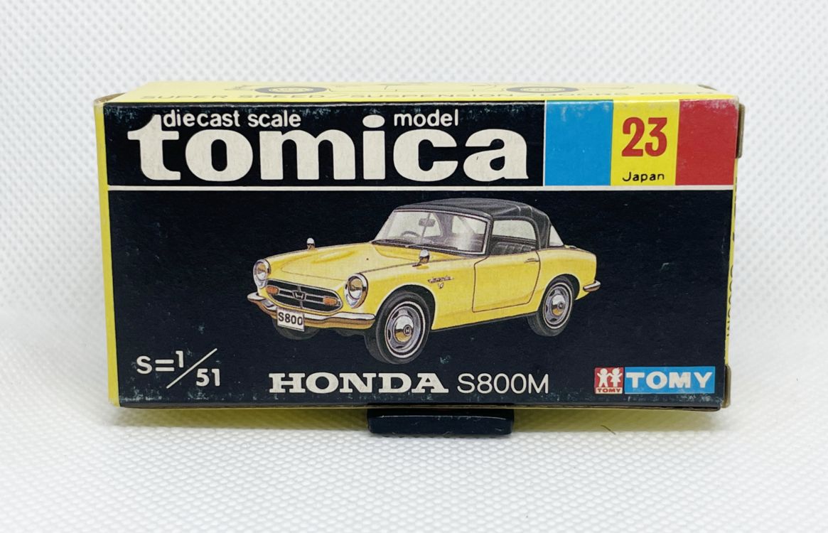楽天市場】黒箱 トミカ 23 ホンダS800M : 中村模型店