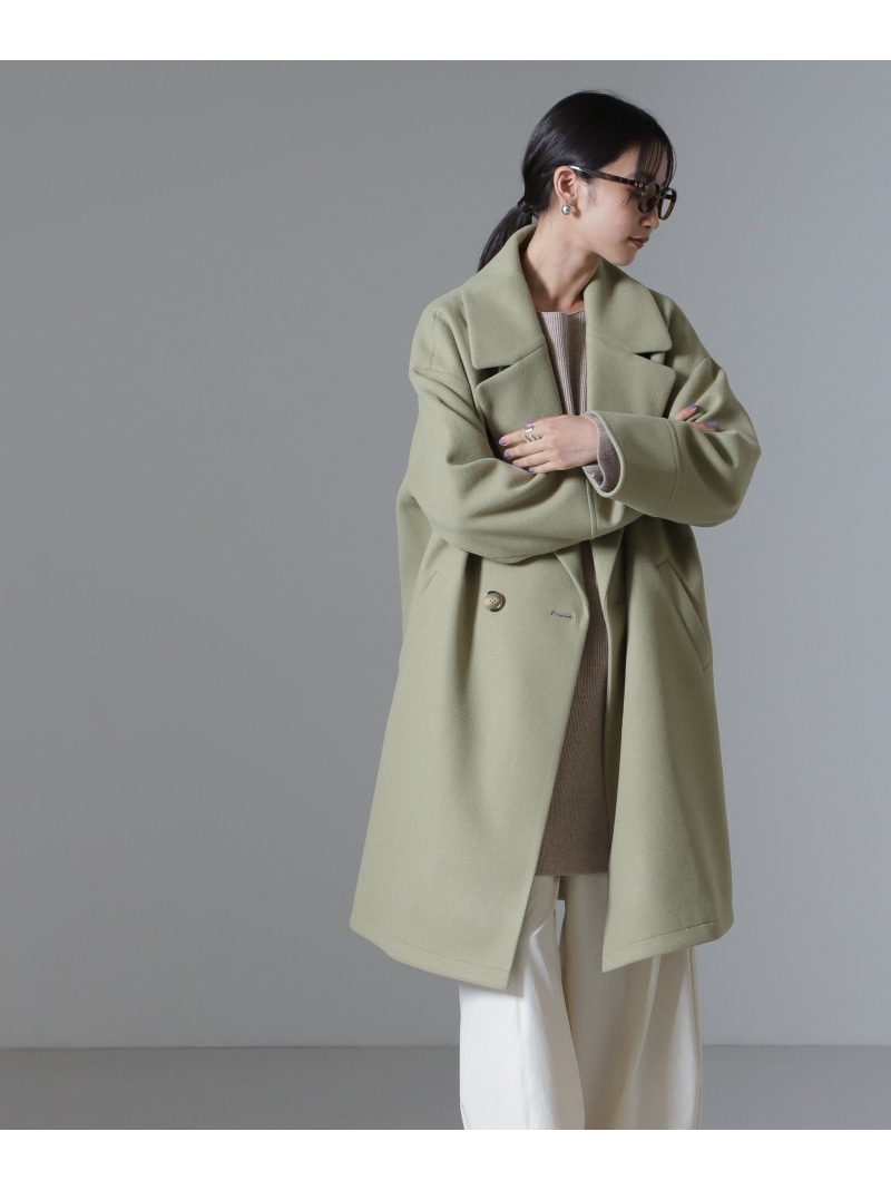 楽天市場】【SALE／30%OFF】メルトンジャージーワイドチェスターコート
