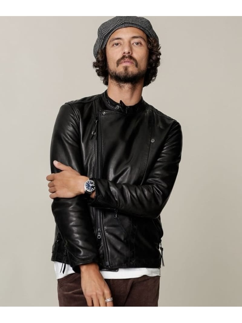 楽天市場】【SALE／50%OFF】オイルドレザー セミダブル ライダース