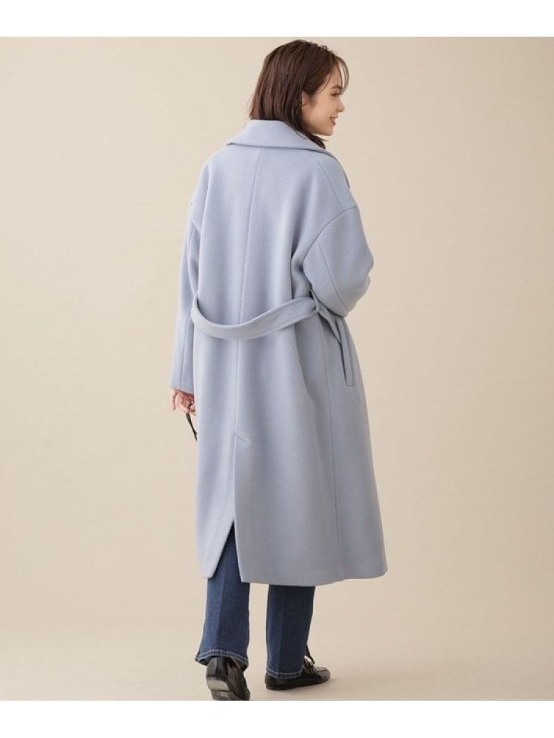 nano-universe MANTECO ベルテッドチェスターコート 38 【公式通販】