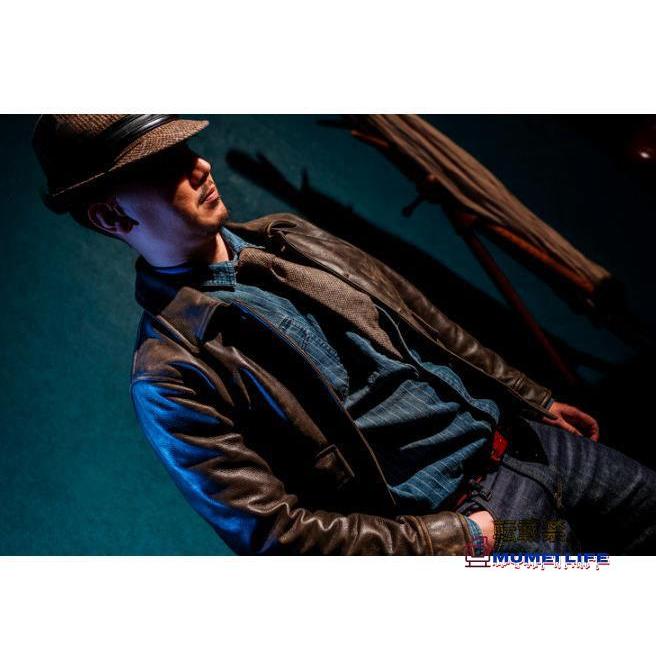 楽天市場】カウハイド 復刻20's ブレーキマンコート レザージャケット