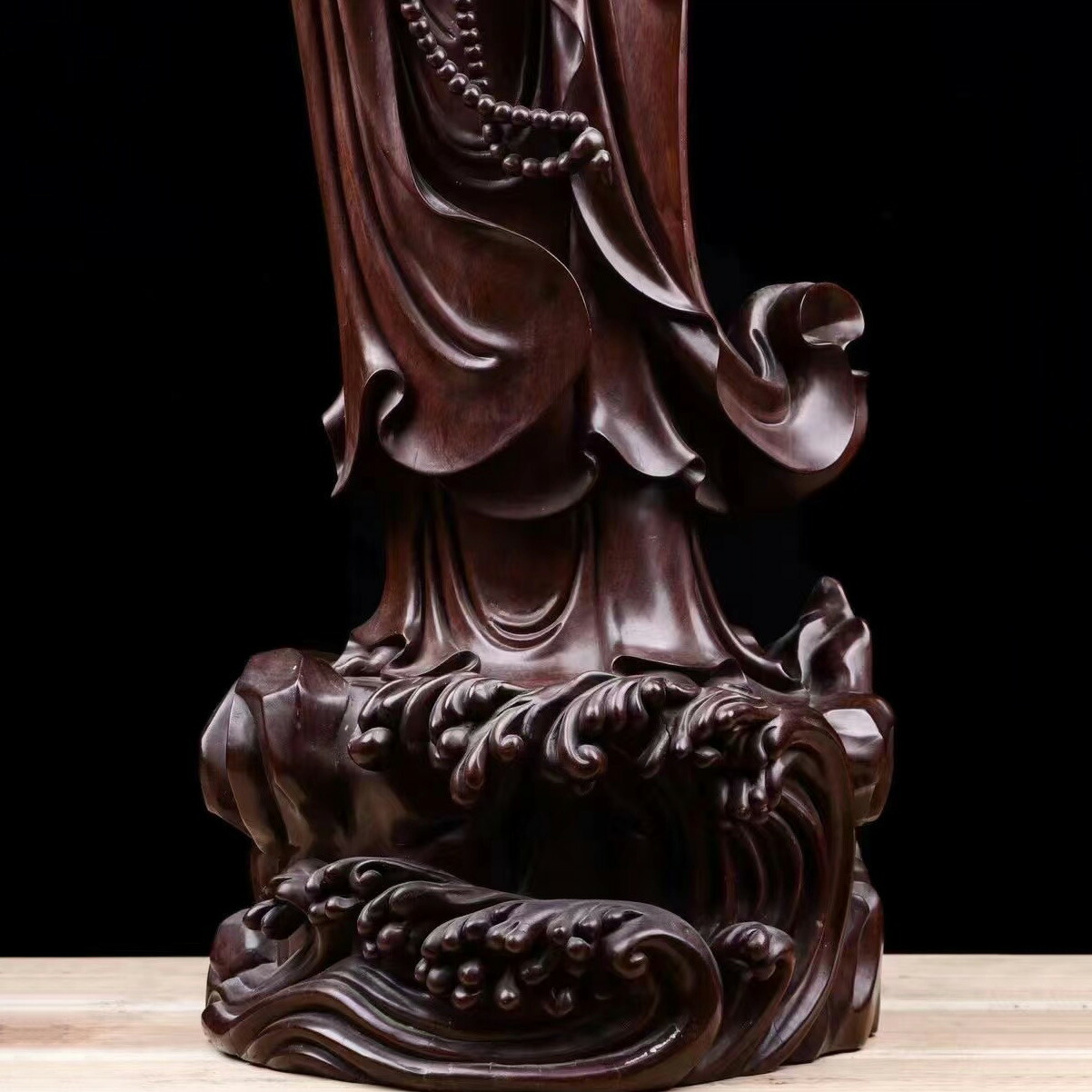 フィリピン 木彫像 オブジェ 木製 木彫り 雑貨 インテリア 置物 魔除け