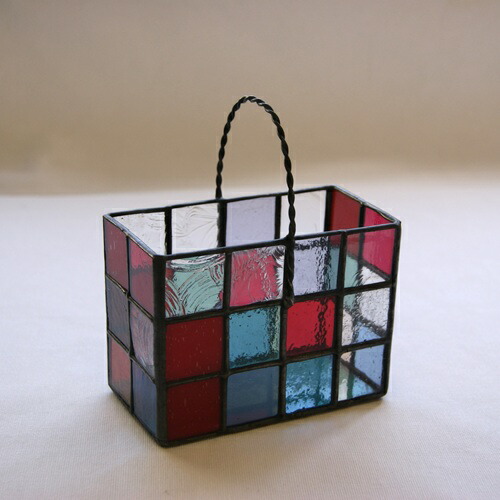 ステンドグラス♦︎赤いチューリップ ステンドグラス・赤い