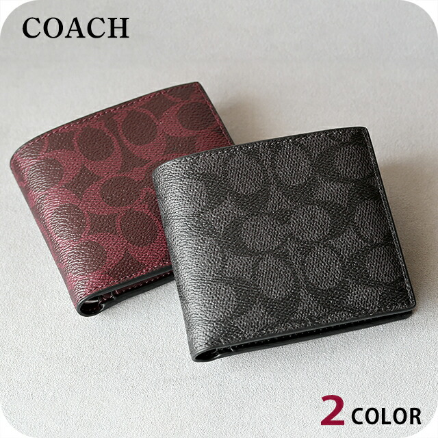 コーチ(COACH) 赤 メンズ二つ折り財布 | 通販・人気ランキング - 価格.com