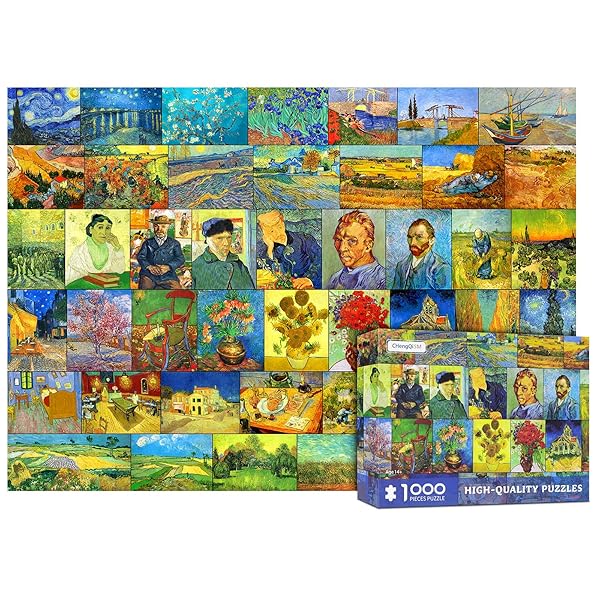 楽天市場】1000ピース ジグソーパズル ゴッホ 名画セレクション パズル