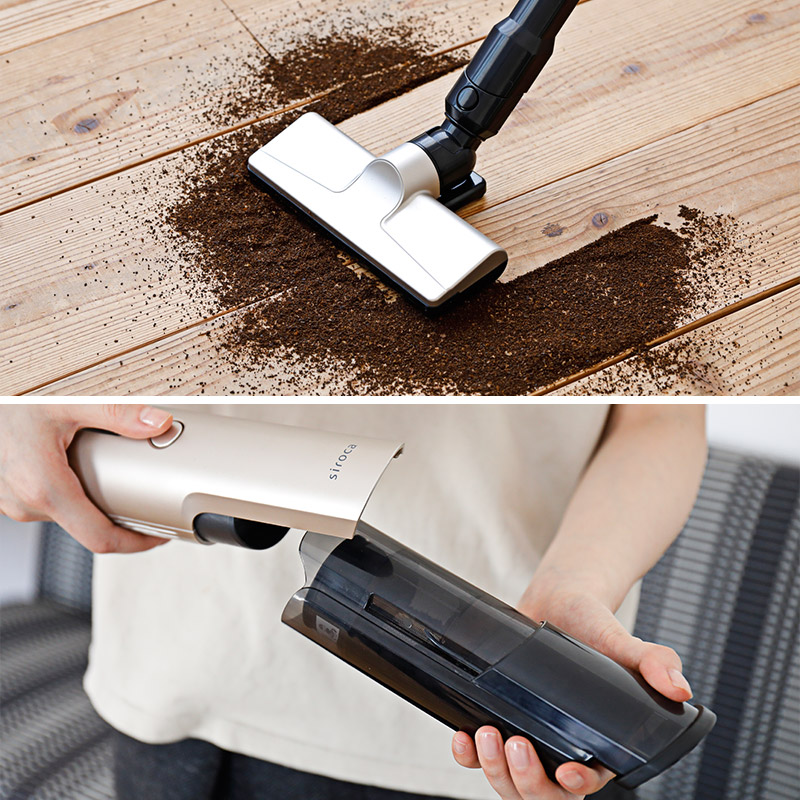 楽天市場】siroca シロカ 2wayコードレススティッククリーナー 掃除機