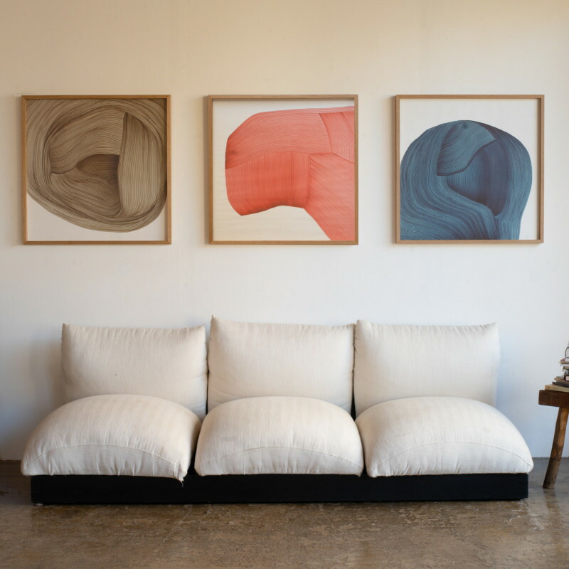 楽天市場】ロナン ブルレック ドローイング 4 アート ポスター 67.5x67