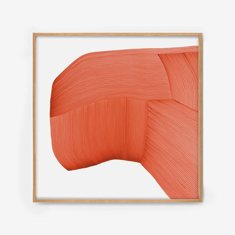 ロナンブルレックdrawing no.1 木製フレーム込み