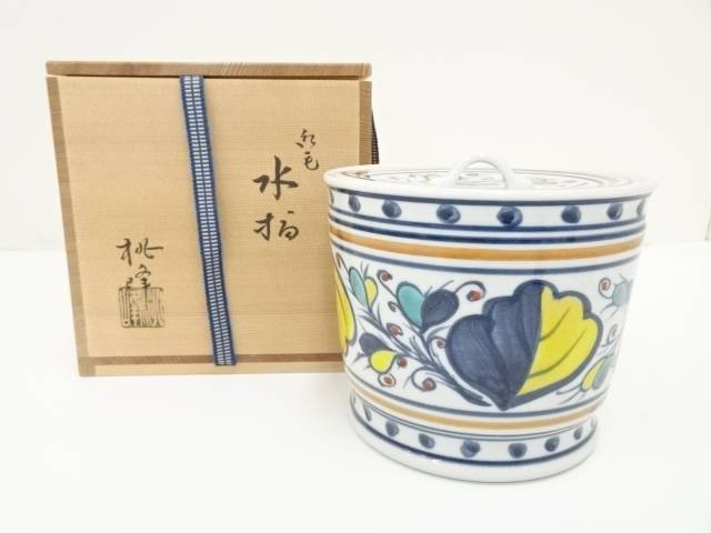 平安春峰 (井上春峰) 茶道具ヴィンテージ皆具セット 水指 杓立 蓋置 建