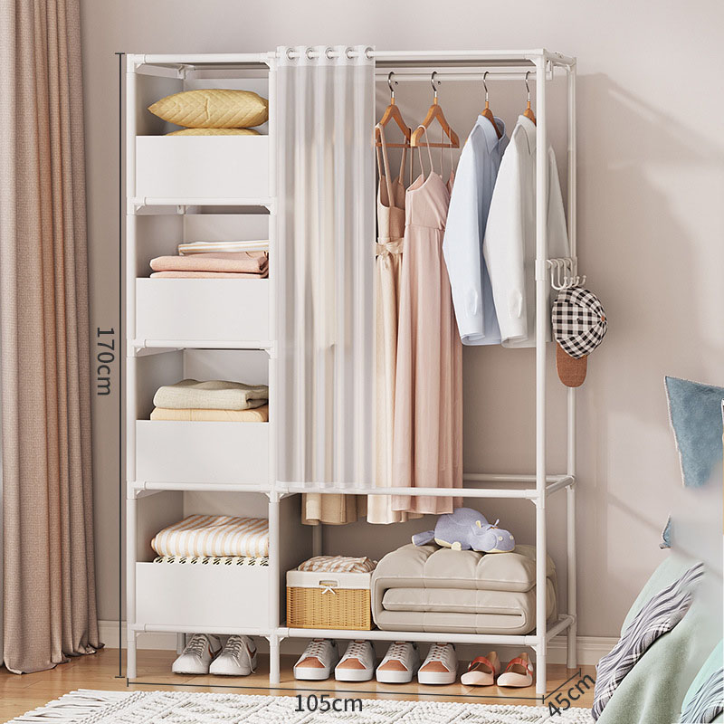 楽天市場】ワードローブ クローゼット ハンガーラック スリム 洋服掛け