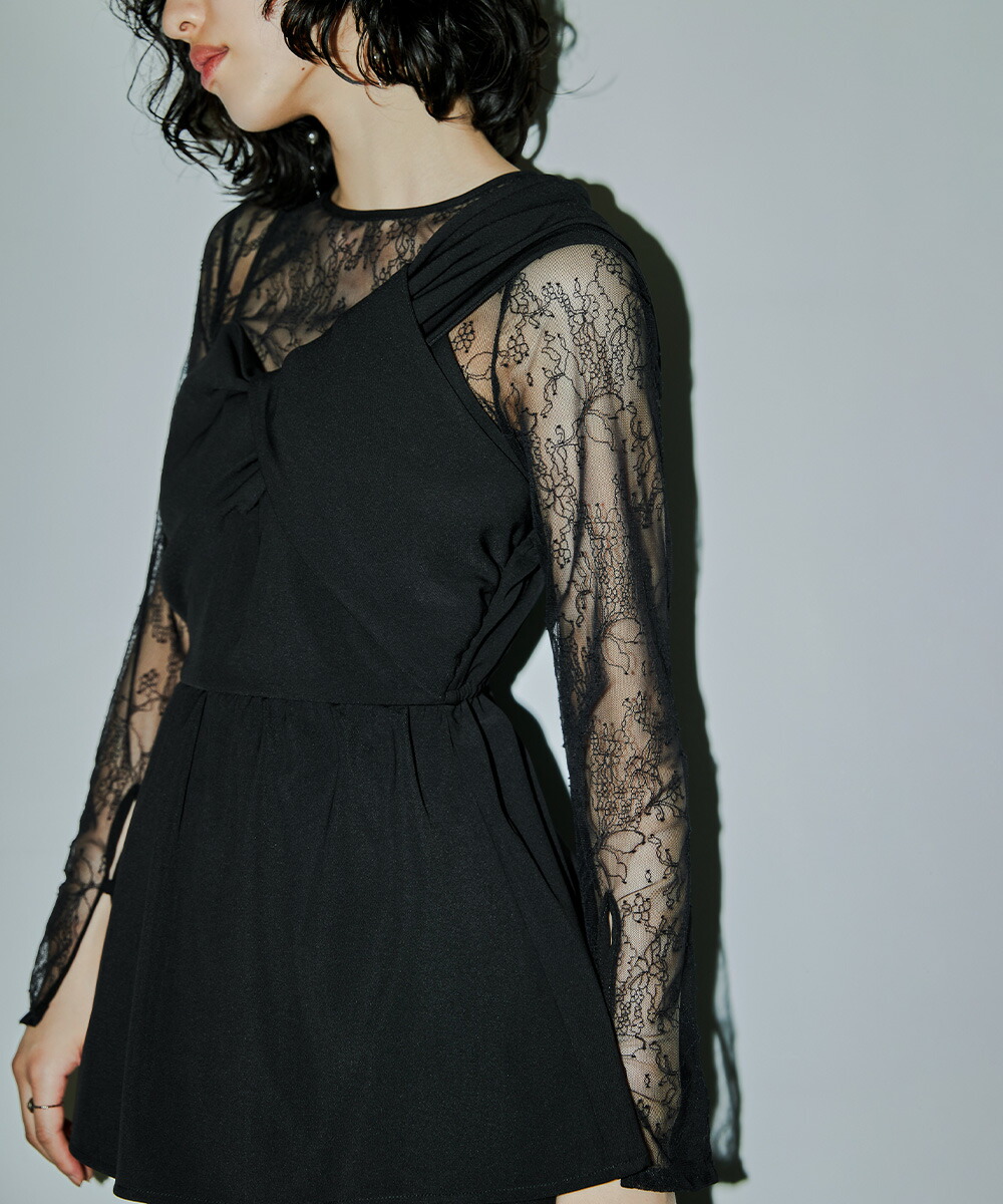 楽天市場】アシンメトリービスチェ&ワイドパンツセットアップ