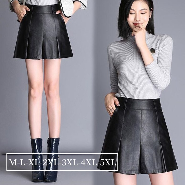 hailee レザー風パンツ キュロット hailee レザー風パンツ キュロット