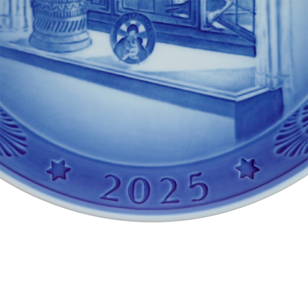リ*ウ様 ロイヤルコペンハーゲン 2025年 デンマーク製 青い装飾