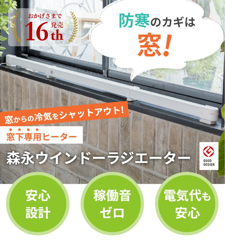 森永エンジニアリング ウインドラジエーター W/R-0912 2021年製 森永