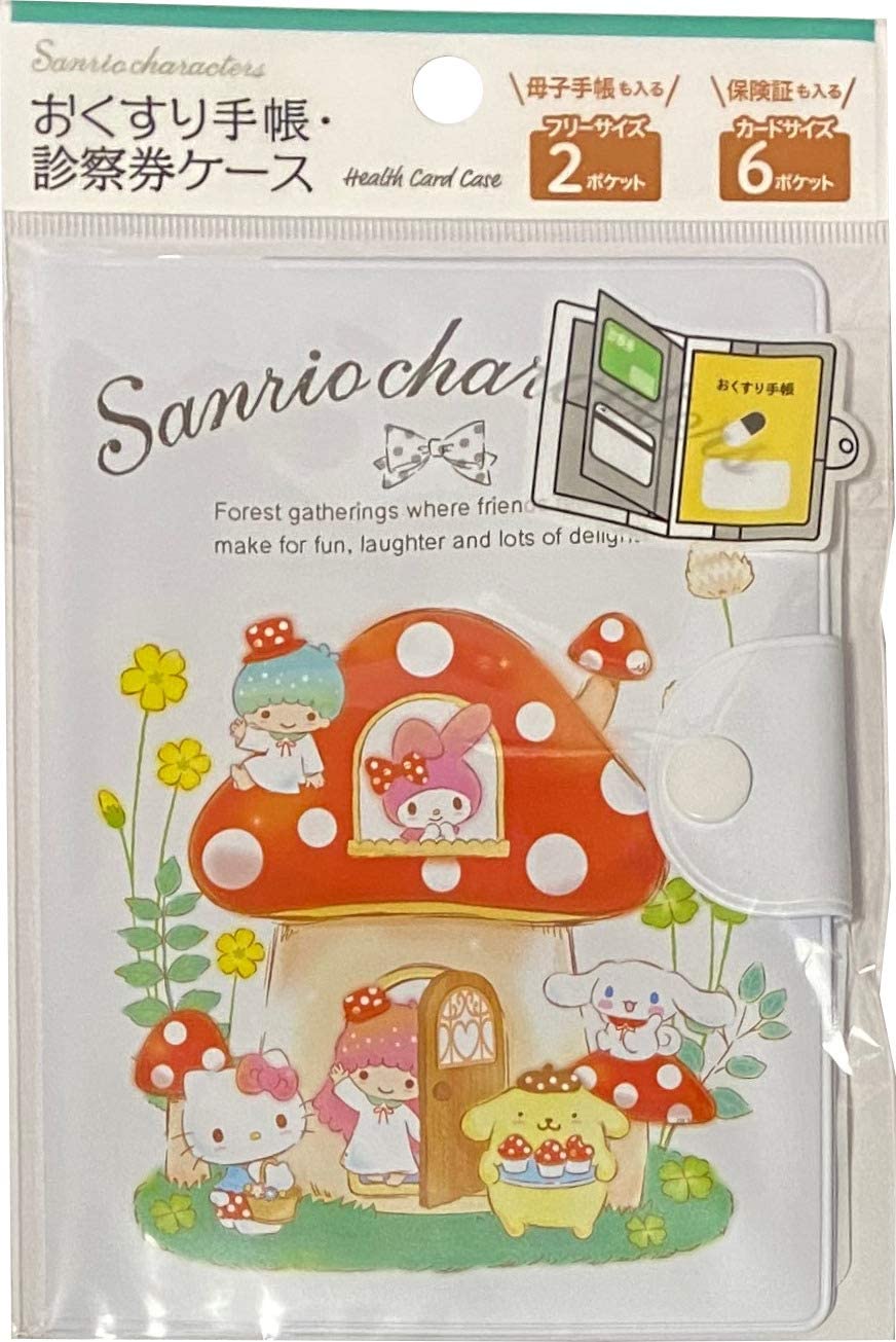 レトロ日本製 保険証ケース エンボスラメシール サンリオ 昭和診察券