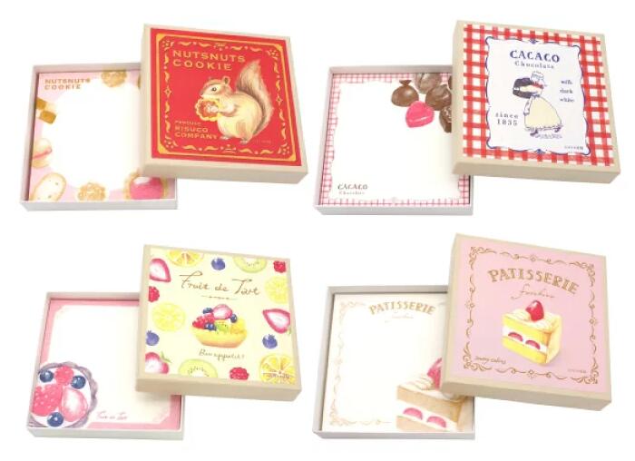 楽天市場】古川紙工 オトメ時間 ボックスメモ デザート文房具 文具