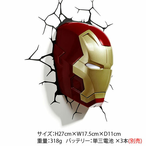 週末限定値下 アイアンマン 1/1 マスク 電動開閉/サウンド/ライト