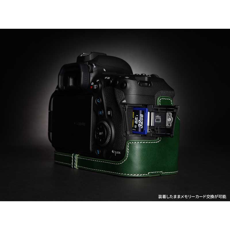 楽天市場】【20%OFF】 Canon EOS 6D Mark II 専用 レザー ケース Green