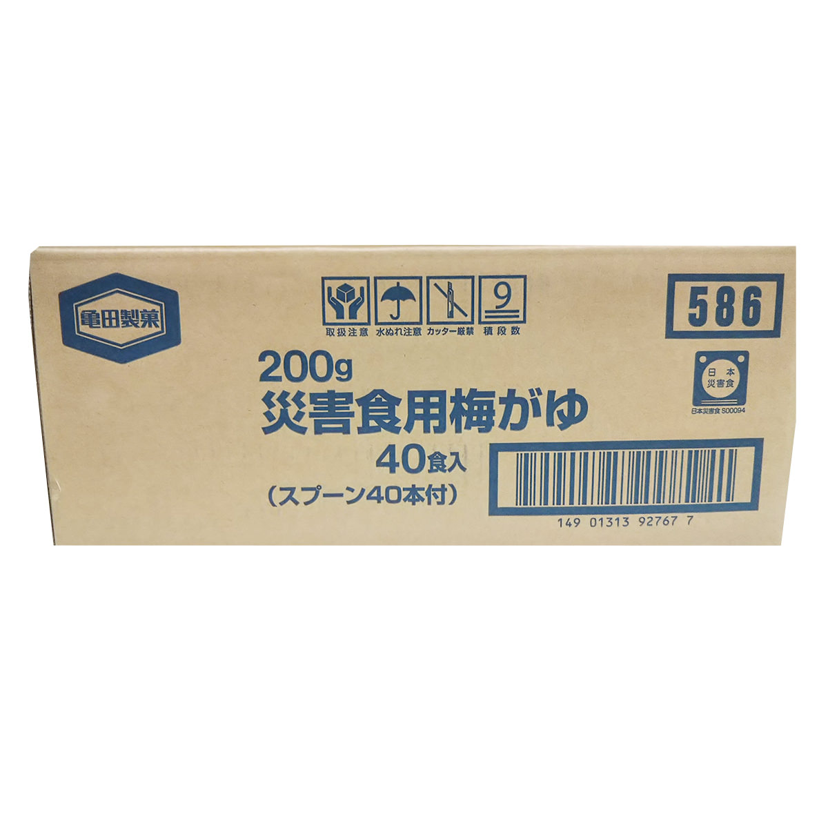楽天市場】亀田製菓 災害食用 梅がゆ 200g 40食セット おかゆ 備蓄食